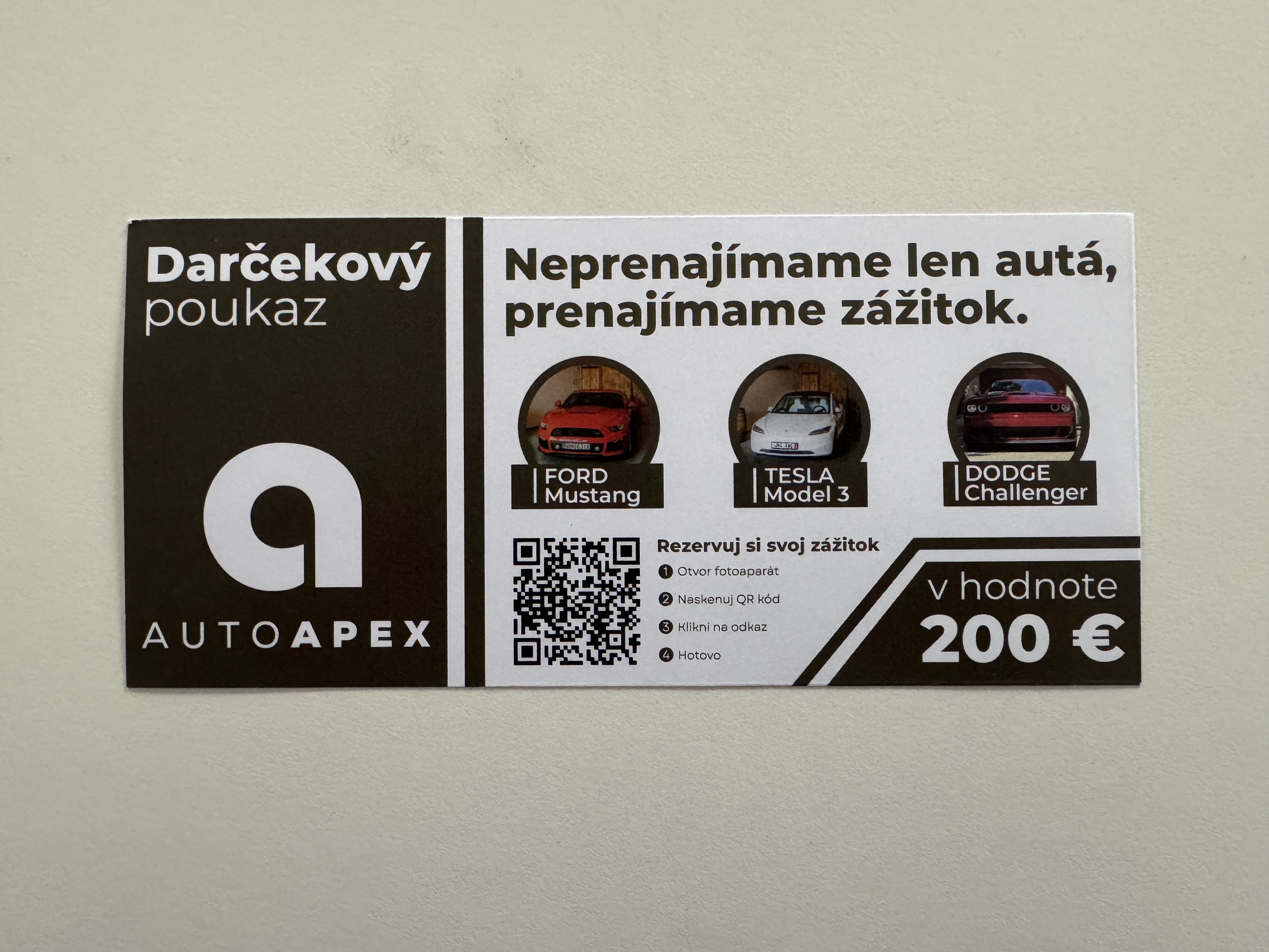 Darčeková poukážka 200 €